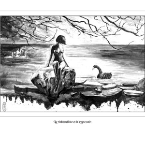 La violoncelliste et le cygne